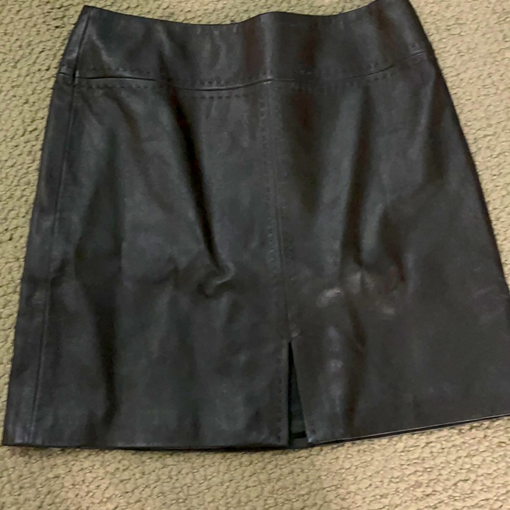 Authentic leather skirt